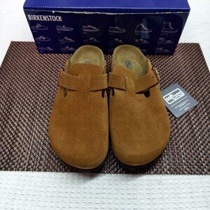 🔥NWT🔥Birkenstock Boston narrow | Cork footbed and suede upper | New with tags
